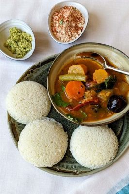  Idli Sambar: Un delizioso connubio di sapori morbidi e piccanti, pronto per conquistare il tuo palato!